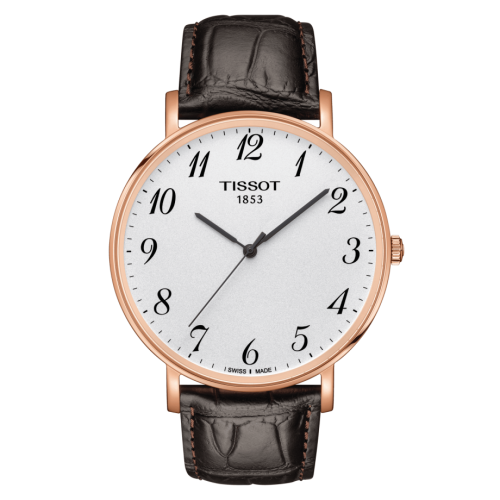 Tissot Everytime Large Rose Gold PVD / Silver / Strap